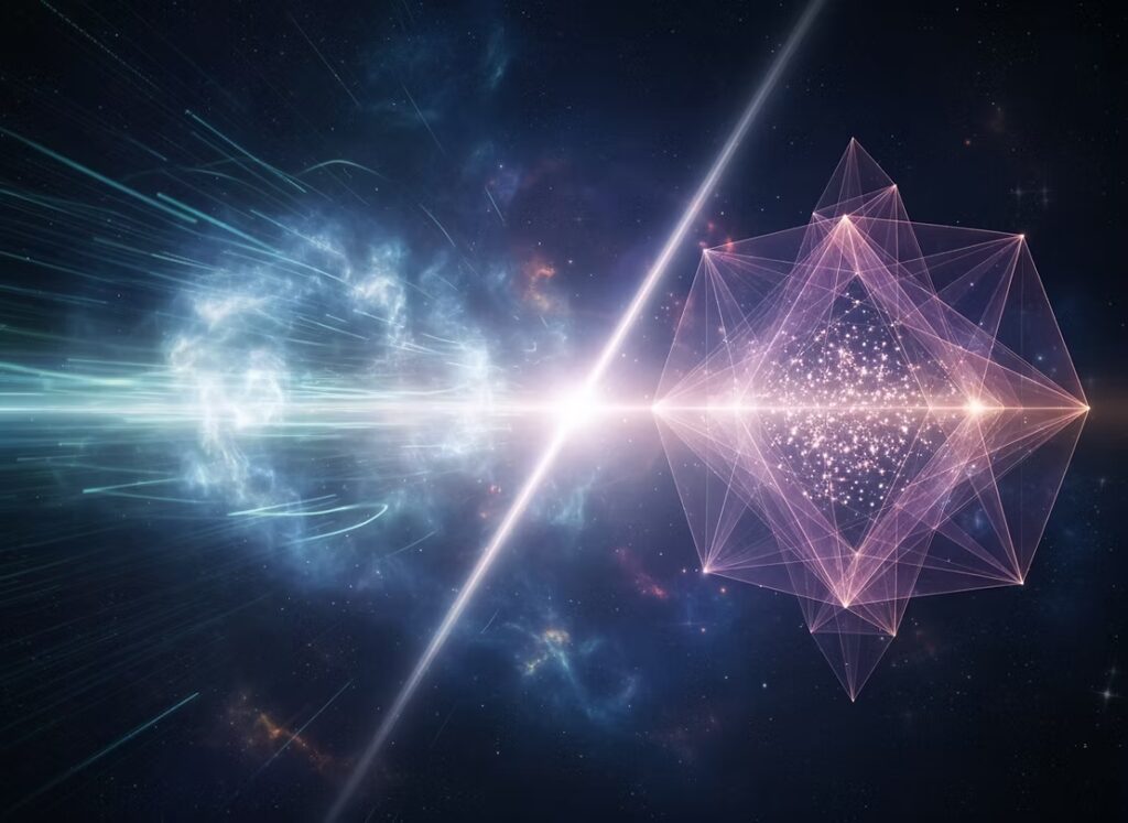 Abstract visualization of Heisenberg's Uncertainty Principle