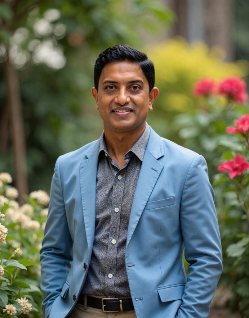 Onil Gunawardana in Garden